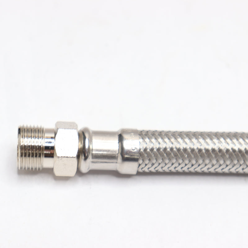 Mainline Braided Lavatory Connector Stainless Steel 12" MLB112KCF