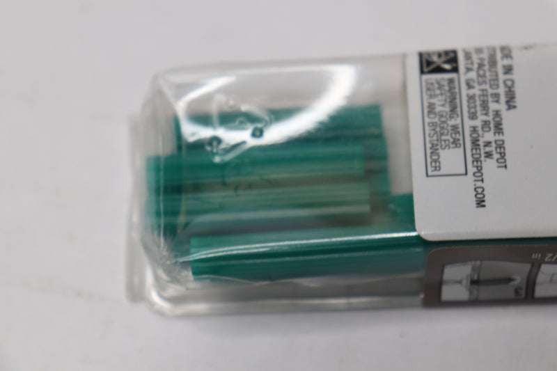 (10-Pk) Everbilt Plastic Plug Green