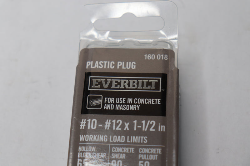 (10-Pk) Everbilt Plastic Plug Green