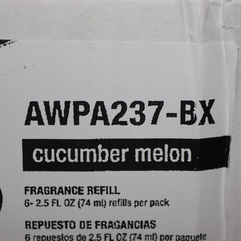 AirWorks Air Freshener Refill Cucumber Melon Scented 2.5 Fl Oz. AWPA237-BX