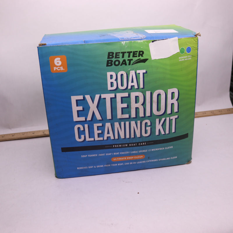 Better Boat Foam Gun Cleaner Sponge Ultimate Boat Cleaning Kit Blue