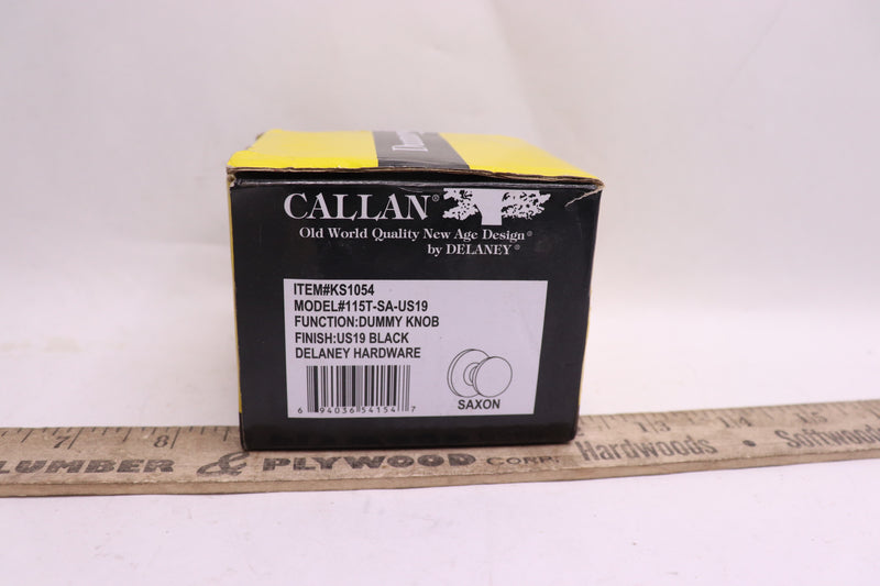 Callan Saxon Series Grade 3 Dummy Knob Black KS1054