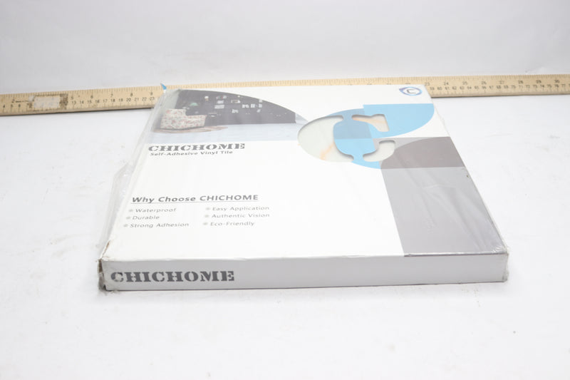 (16-Pk) Chichome Self Adhesive Vinyl Tile CH-WLVW-019-SS11-16
