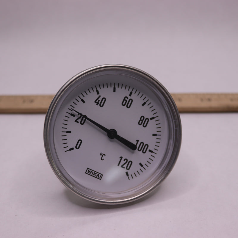 Petrochemical Bimetallic Thermometer +30 to +270°C 100mm Cabinet 200mm Stem