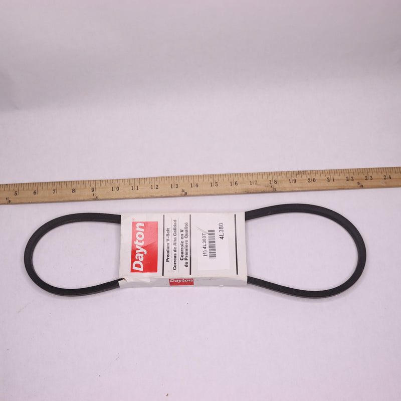 Dayton V-Belt 1 Ribs 38" Outside Length x 1/2" Top Width 4L380