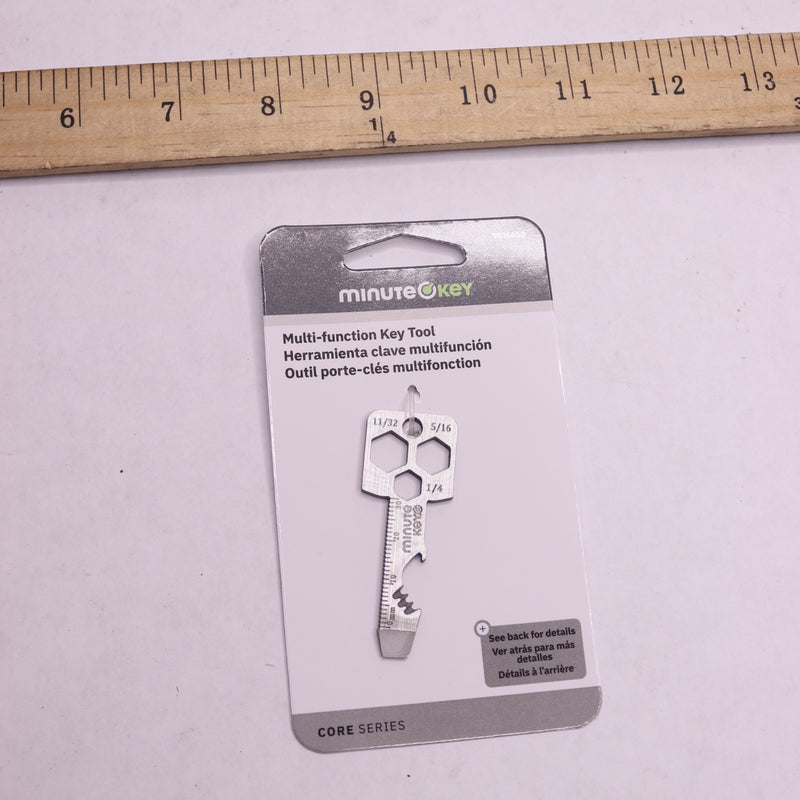 Minute Key Hand Tool Key Ring Silver 9976653