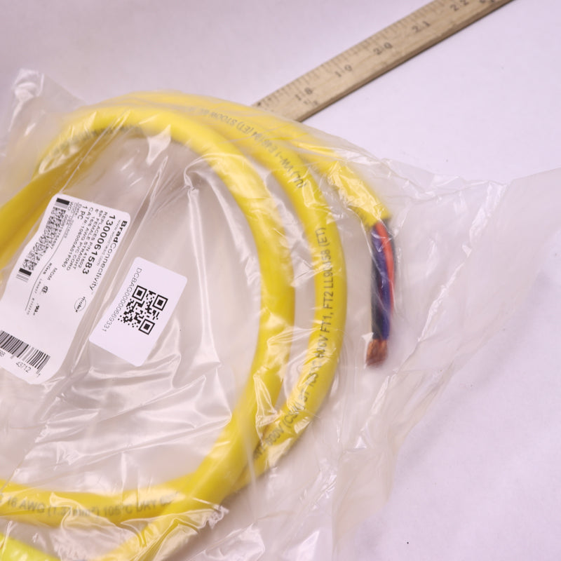 Molex Cable Circular Assembly Yellow 6' (1.83m) 1300061583