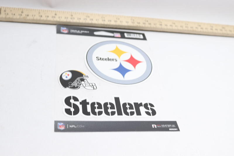 Rico Pittsburgh Steelers Triple Spirit Stickers Die Cut Decals 28965