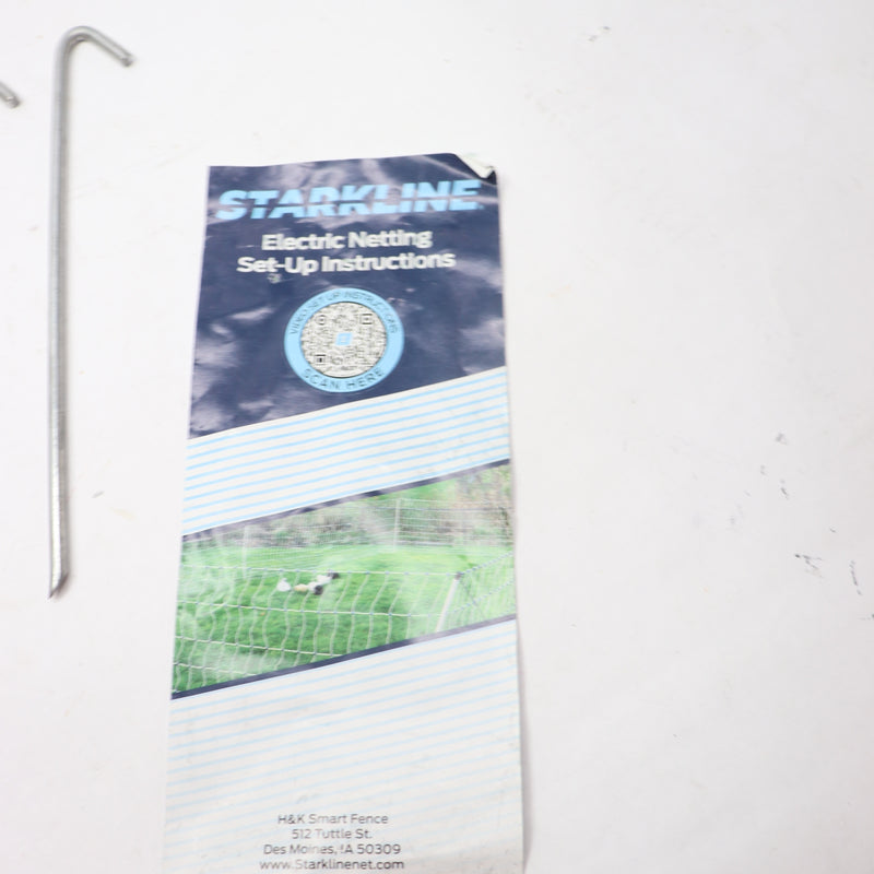(16-Pk) Starkline Electric Netting 42" x 164' - Hardware Only
