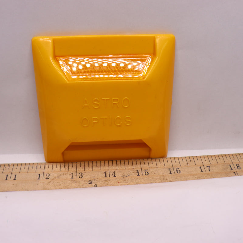 Astro Temporary Pavement Marker Amber 4" x 4"