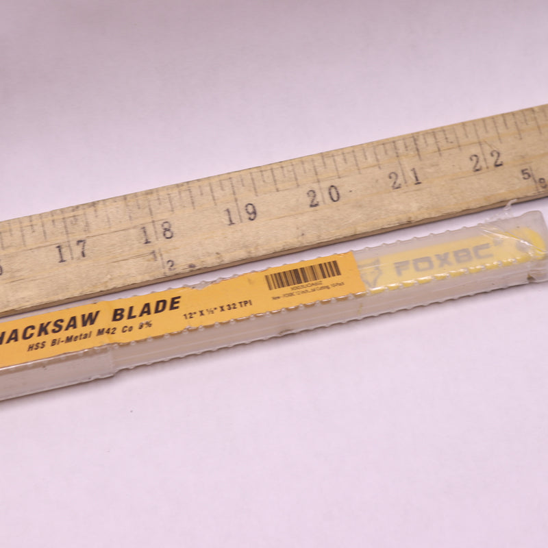 (10-Pk) FOXBC Hacksaw Blades Metal Cutting Bi-Metal M42 12"