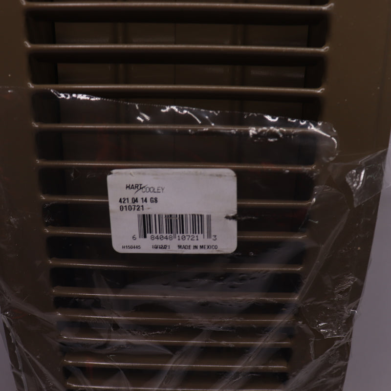 Hart & Cooley HVAC Floor Diffuser Steel Brown 4" x 14" 010721