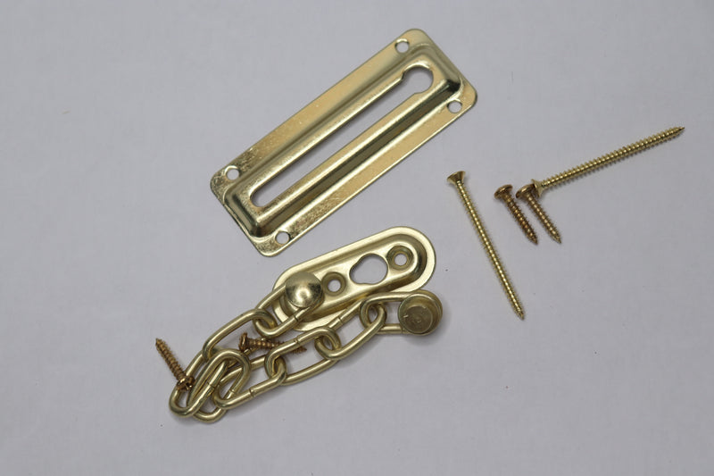 Prime Line Chain Door Guard Steel/Brass 4-5/8" Chain U 9905