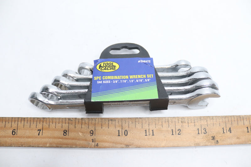 (5-Pk) Tool Cache Combination Wrench Set 208472
