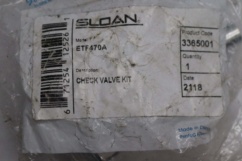 Sloan Optima Faucet Check Valve ETF-470-A