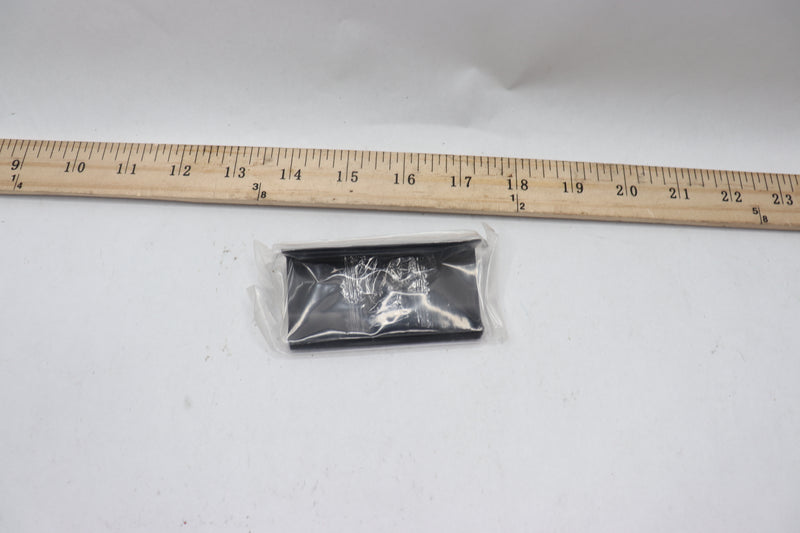 (10-Pk) Tidorlou Mount Finger Edge Pull Handles Black Aluminum 80MM/3.2"