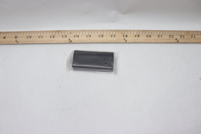 (10-Pk) Tidorlou Mount Finger Edge Pull Handles Black Aluminum 80MM/3.2"