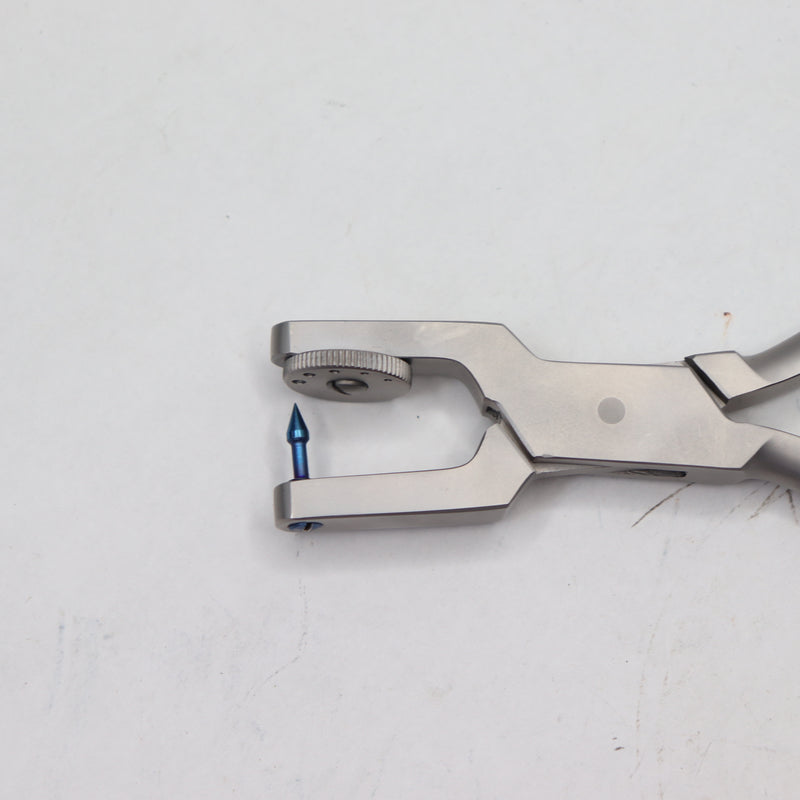 Ainsworth Punch Pliers Titanium Tip 5 Sizes Holes 0.8mm 1.0mm 1.2mm 1.5mm & 2mm