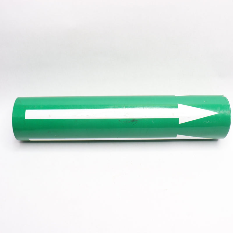 Seton Snap-Around Pipe Markers Green 12SM Arrows Printed As Shown