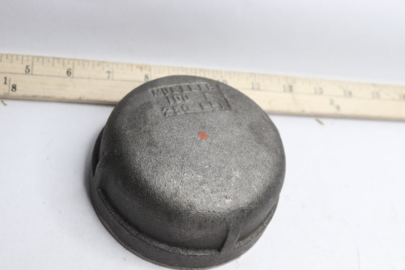 Mueller Round Cap Malleable Iron 250PSI 3" Female NPT 36312