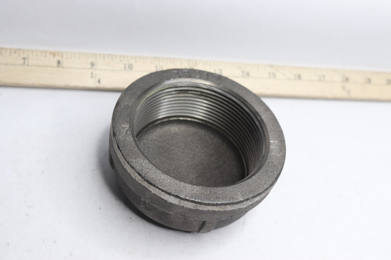 Mueller Round Cap Malleable Iron 250PSI 3" Female NPT 36312