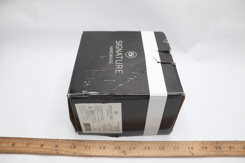 Signature Hardware Adelphi Square Shower Drain Matte Black 4.5" SH607MB