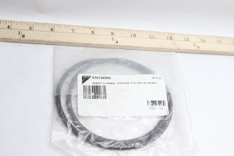 Daikin McQuayGasket O-Ring Black 8.725" ID x 0.210" 070194992