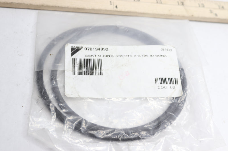 Daikin McQuayGasket O-Ring Black 8.725" ID x 0.210" 070194992