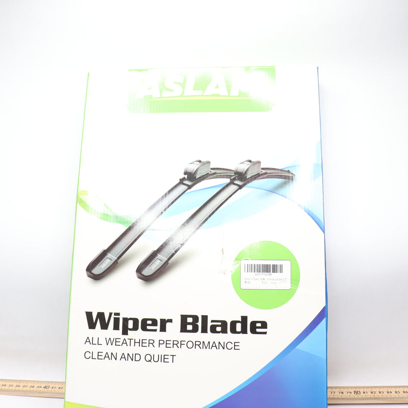 (2-Pk) Aslam Windshield Wipers All-Season Blade Type-G 26" + 22" Wiper Blades