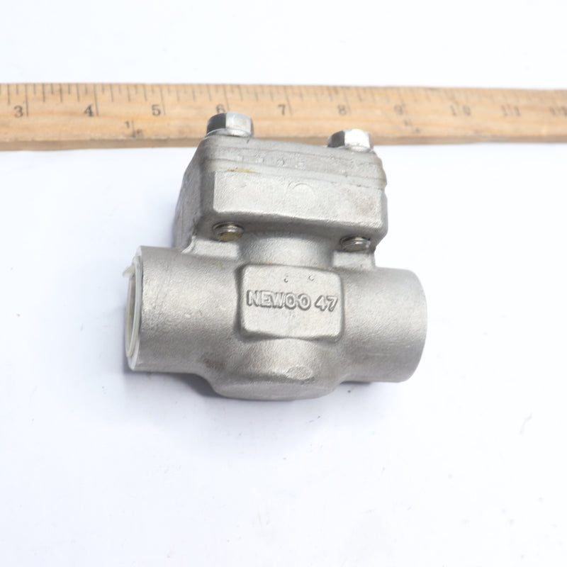 Newco Swing Check Valve Forged Steel Bolted Bonnet 1975 psi