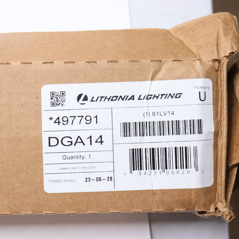 Lithonia Lighting Drywall Grid Adapter Aluminum White 1/8"H DGA14