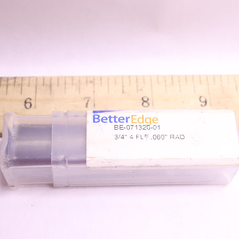 Better Edge Carbide Endmill 4 Flute 3/4" BE-071320-01