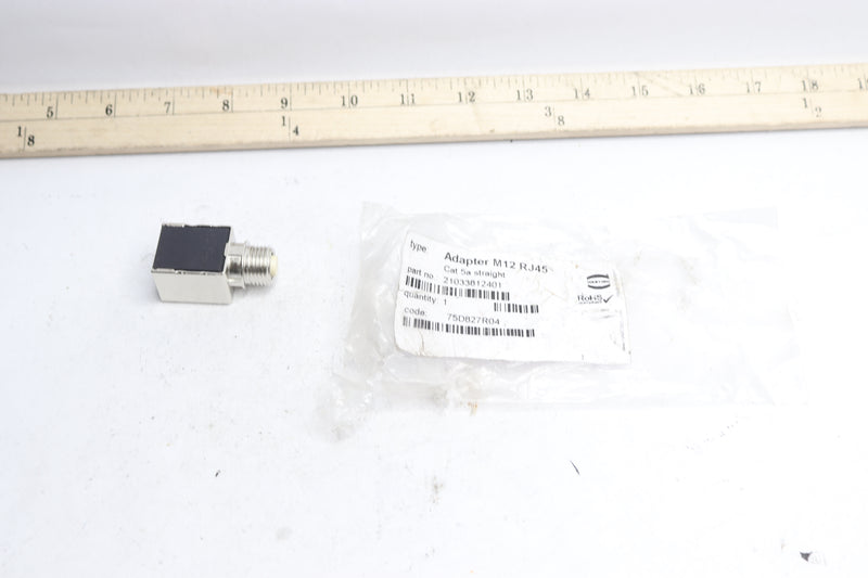 Harting Adapter M12 RJ45 Cat 5A Straight 75827  21033812401