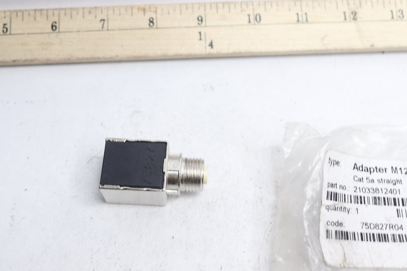 Harting Adapter M12 RJ45 Cat 5A Straight 75827  21033812401