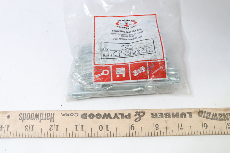 (50-Pk) Terminal Supply Cotter Pins CP-316X212
