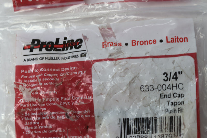 Proline 633-004HC Low Lead Brass Cap 3/4-In