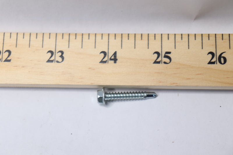 (100-Pk) Mainline Hex Washer Head Self Drill Screw Zinc Plated 8" x 1" ML8X1HTJ