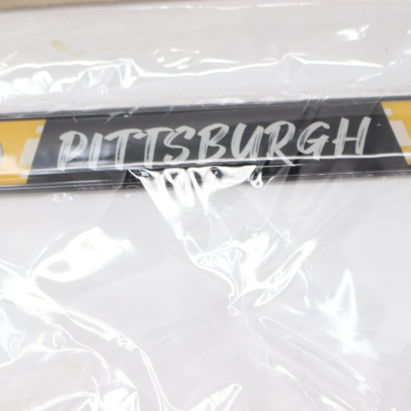 NFL Pittsburgh Steelers Team Frame Premium 4 Screw Tag Holder w/ Graffiti Style