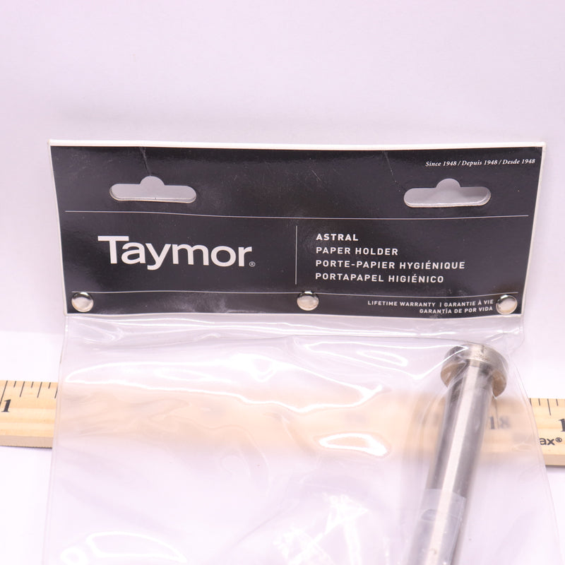 Taymor Astral Series European Paper Holder/Towel Holder Satin Nickel