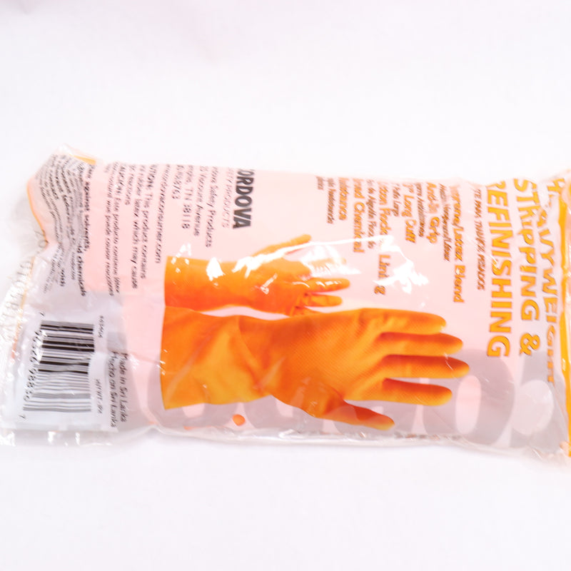 (1-Pair) Cordova Unsupported Neoprene/Latex Gloves Orange 28 mil L/XL