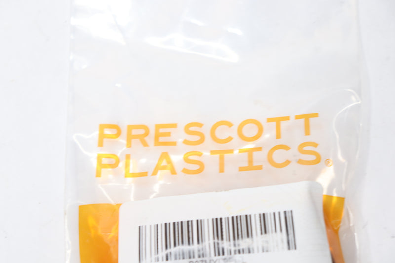 (4-Pk) Prescott Plastics Plug Insert End Cap Fences Glide Protection Black 1-1/2