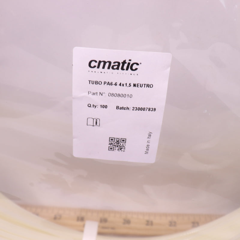 (100-Pk) Cmatic Tubo Neutro PA6-6 4 x 1.5 08080010