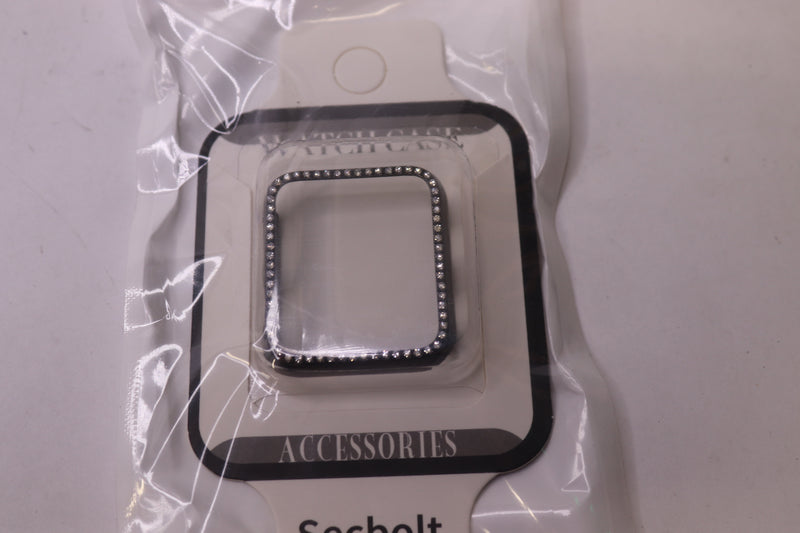 Secbolt Bling Case Full Cover Bumper Screen Protector Black 42mm