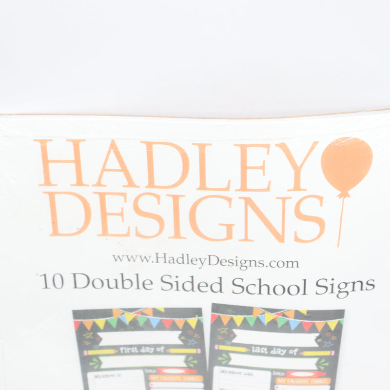 (10-Pk) Hadley Designs 1st Day of School Chalkboard 10"W x 8"H