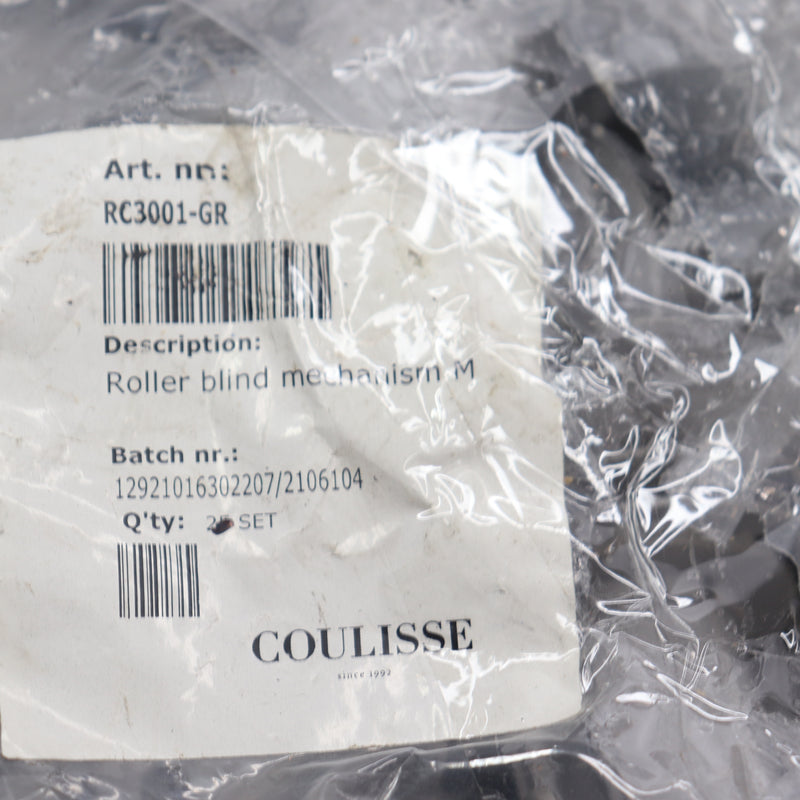 (23-Pk) Coulisse Roller Blind Mechanism M Gray RC3001-GR
