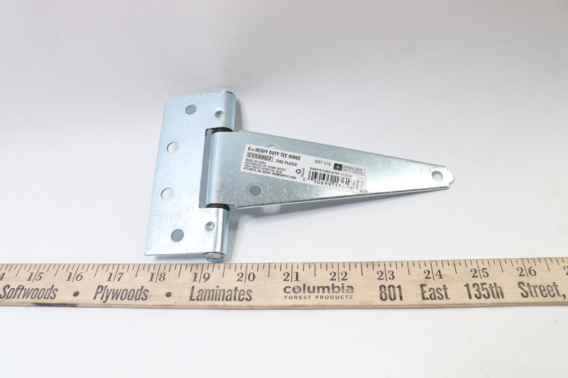 Everbilt Heavy Duty Tee Hinge Zinc-Plated 6" x 6" 136186