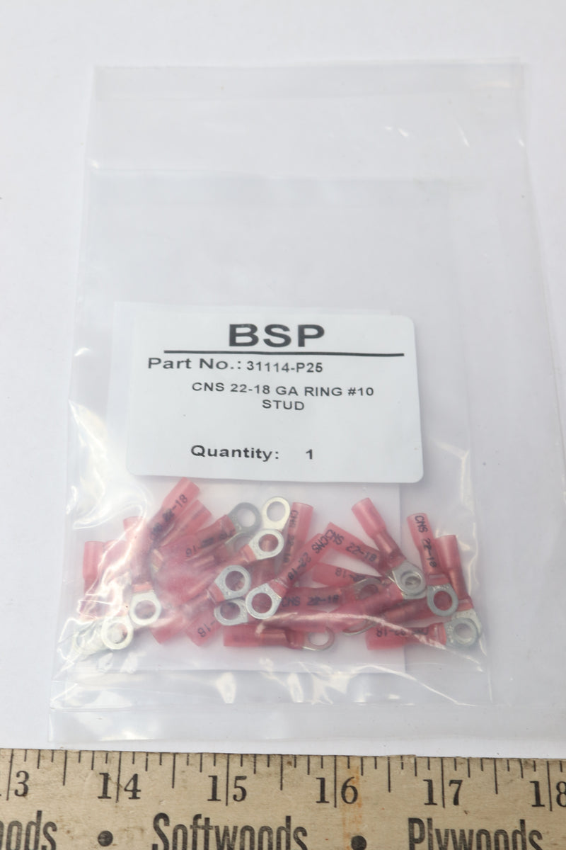 (25-Pk) BSP CNS 22-18 GA Ring