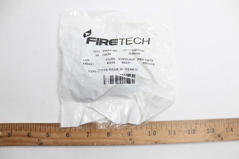 (10-Pk) FireTech O-Rings Fire Extinguisher Parts OR39