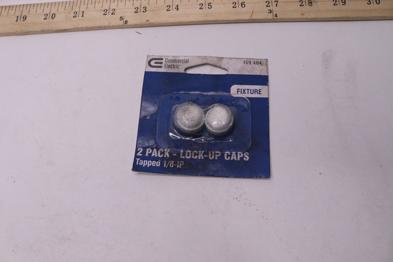 (2-Pk) Commercial Electric Lock-Up Cap White 82045