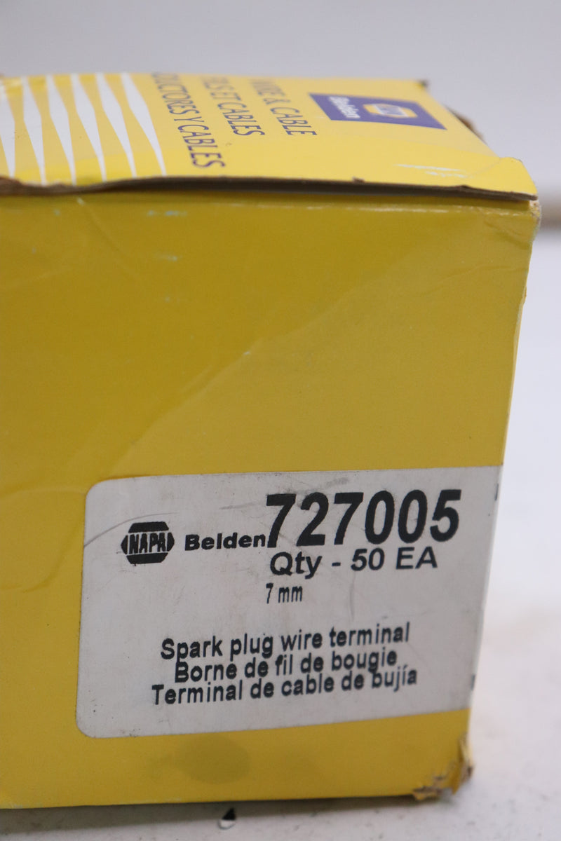 (50-Pk) Belden Spark Plug Wire Terminal Snap Lock 727005